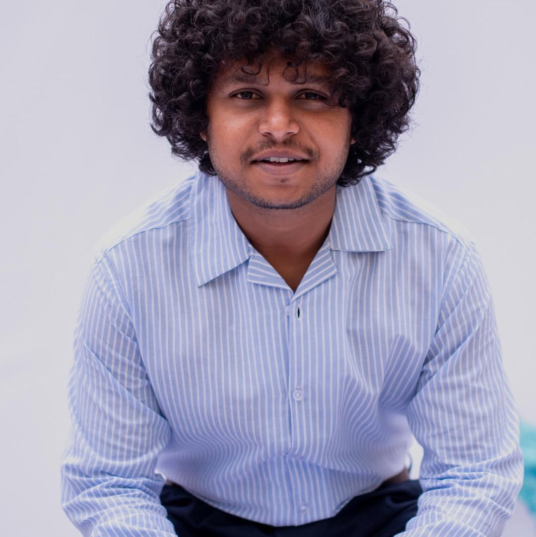 Blue striped shirt -Cotton