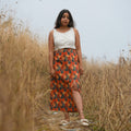 Chanderi Slit Skirt