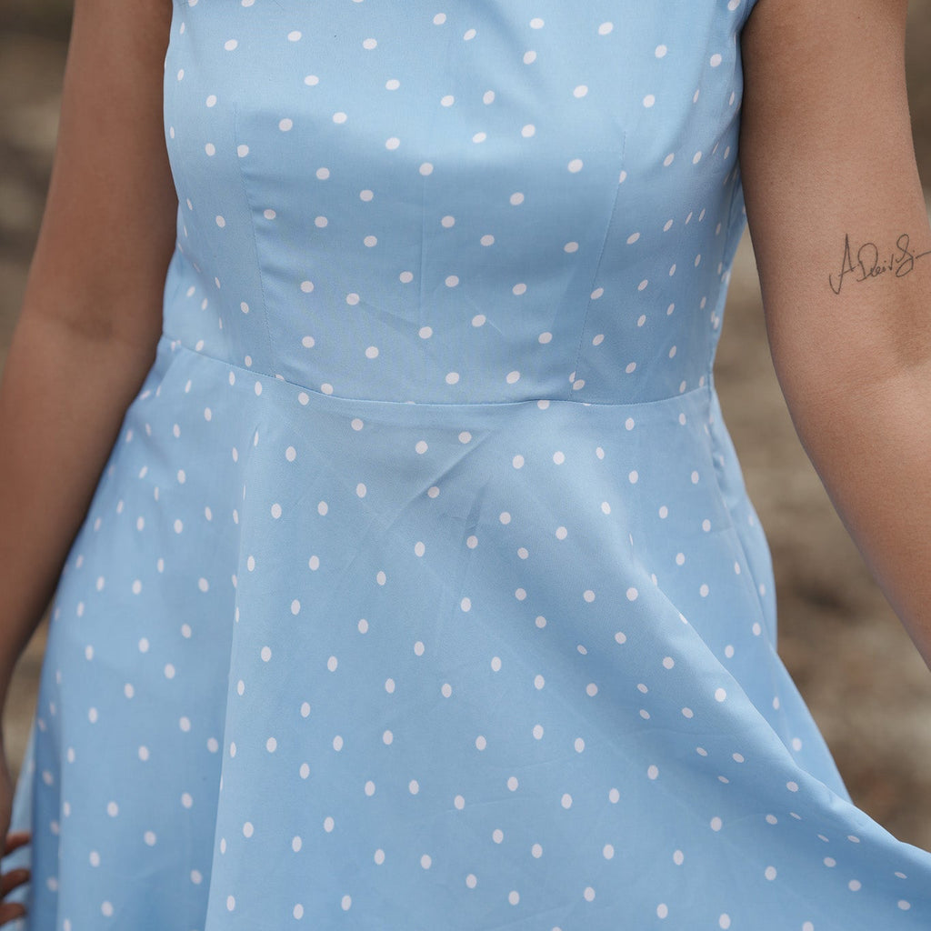 Polka dotted frock