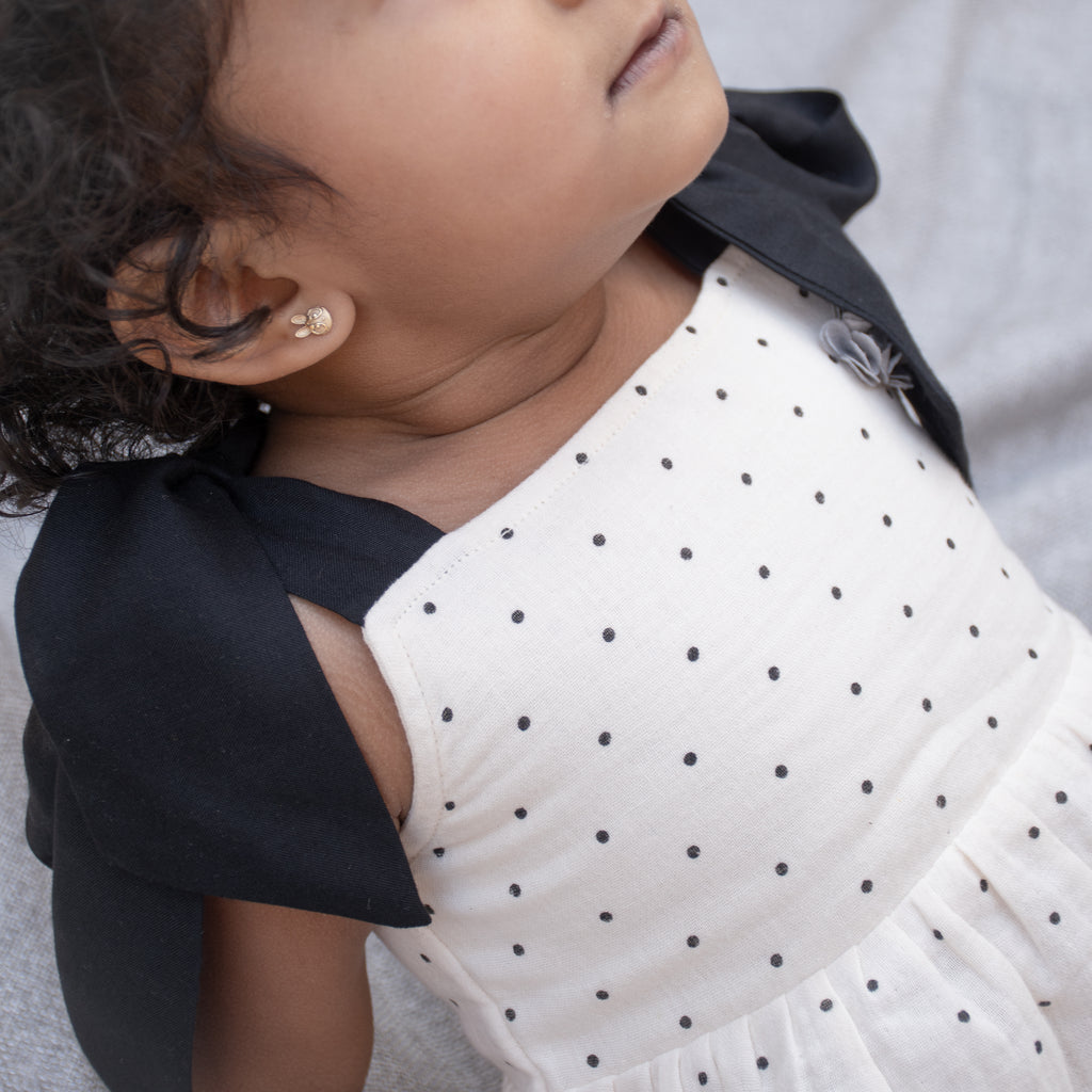 Polka Tying Frock