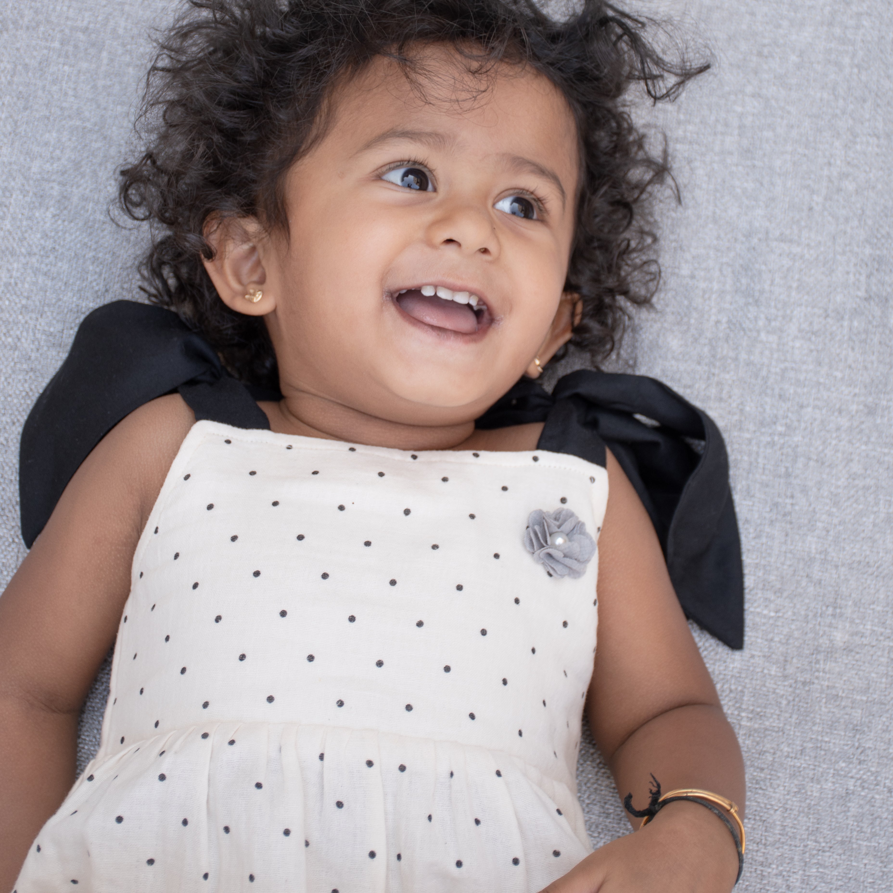 Polka Tying Frock