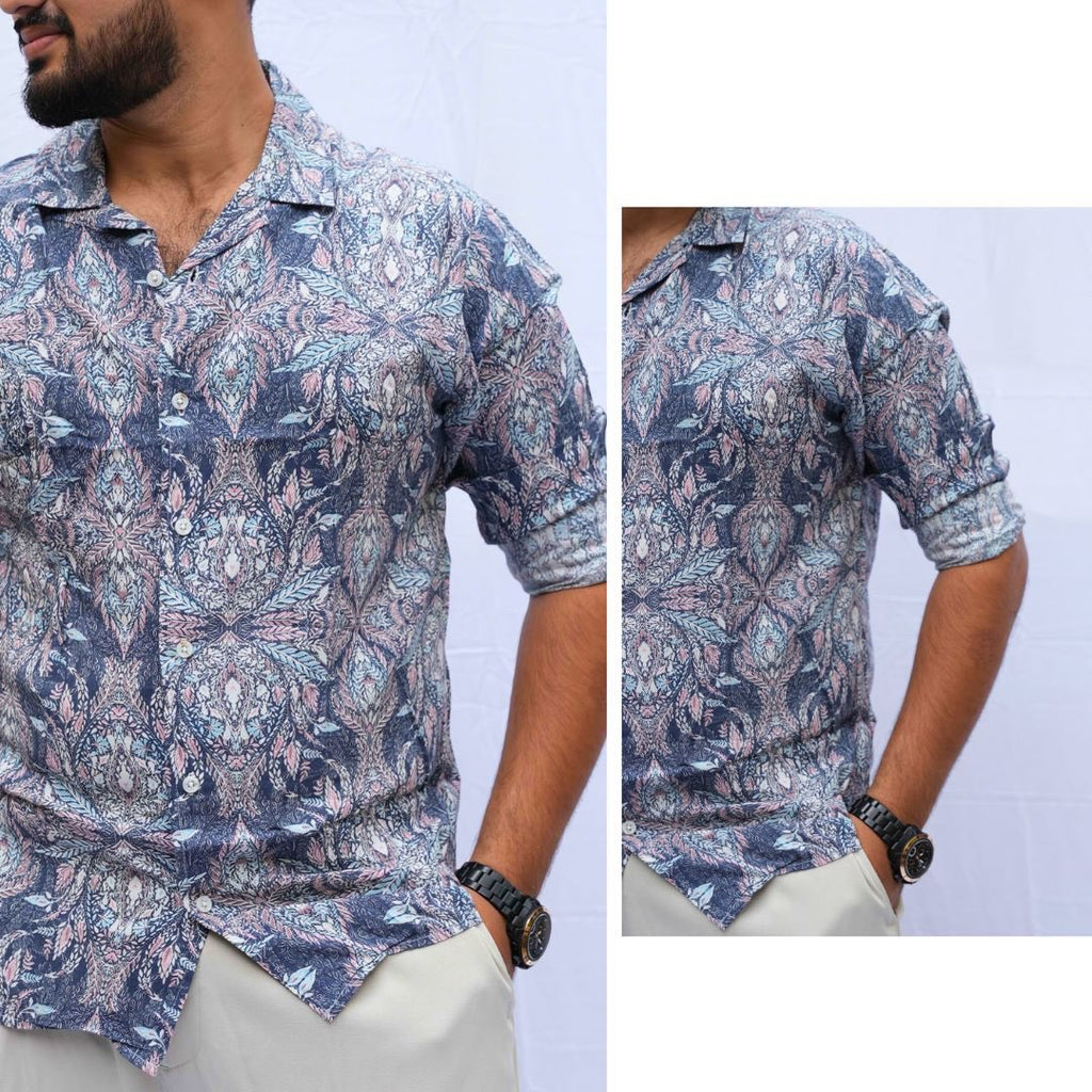Printed Shirt - Lapel Collar