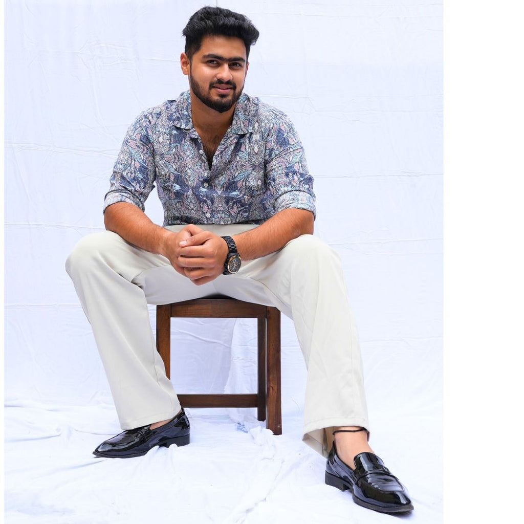Printed Shirt - Lapel Collar