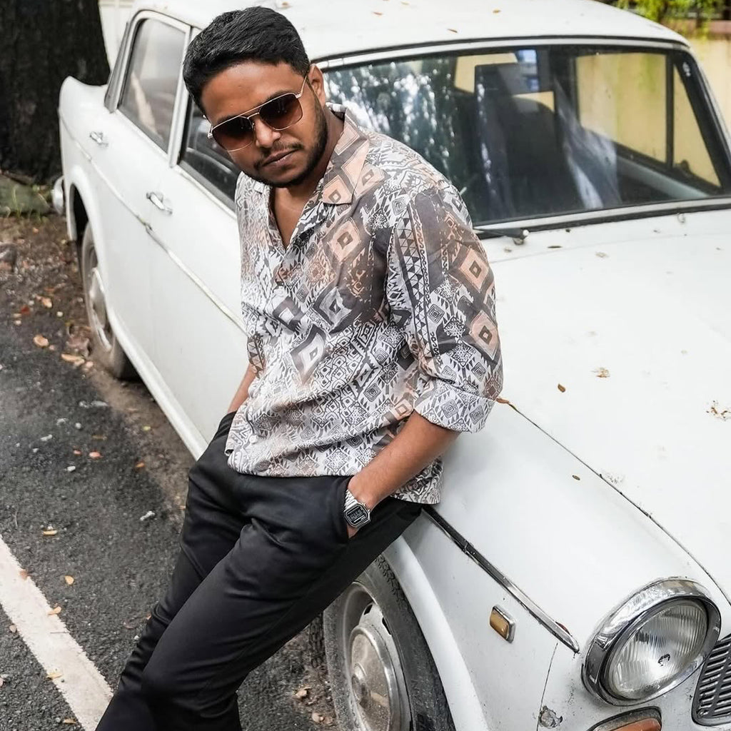 Printed Cotton Shirt